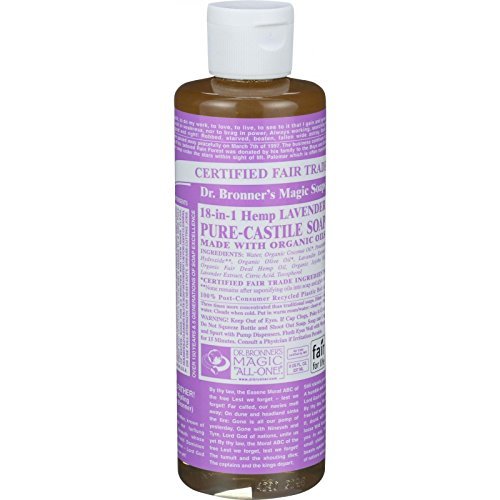Dr. Bronner's Organic Pure Castile Liquid Soap Lavender
