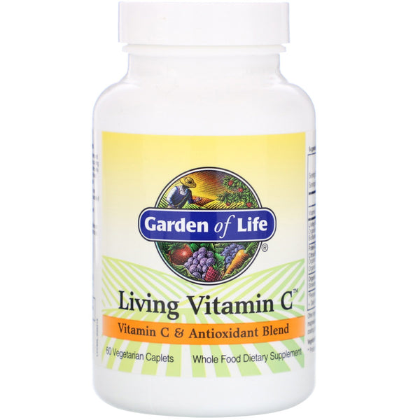 Garden of Life Living Vitamin C, 60 Vegetarian Caplets