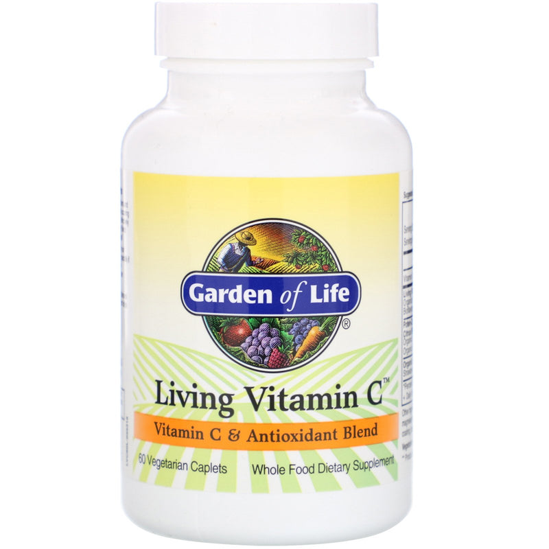 Garden of Life Living Vitamin C, 60 Vegetarian Caplets