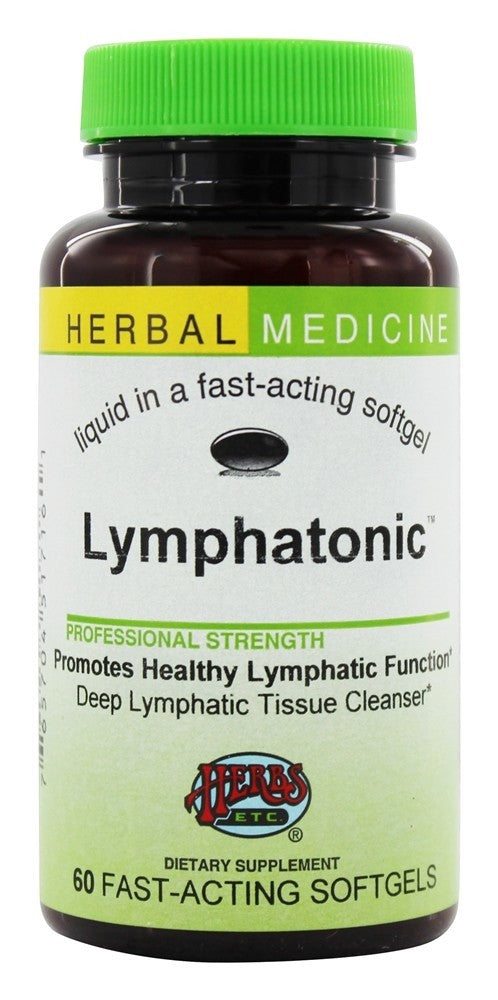 Herbs Etc. Lymphatonic Softgels, 60 Count