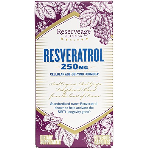 Reserveage Resveratrol 250 mg 60 Count