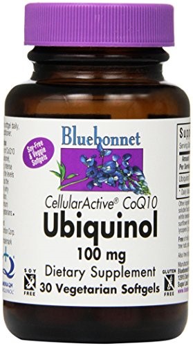 Bluebonnet Ubiquinol 100 Mg 60 Vegetable Softgels