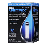 True Metrix Pro Blood Glucose Test Strips, 50 ct