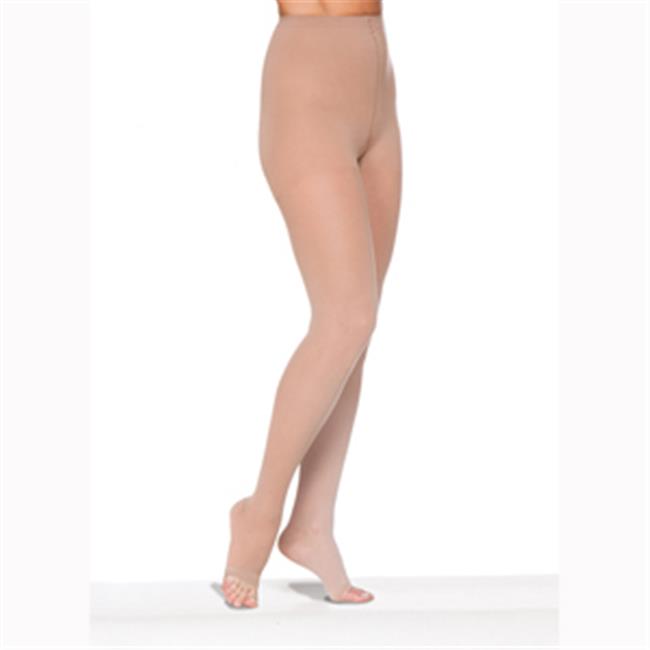 Sigvaris Women's Style Sheer Pantyhose Open-Toe Honey SS - Small Short 20-30mmHg - 782PSSO33