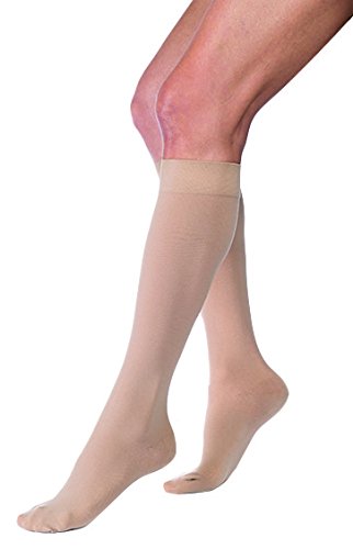 Jobst Relief Knee High Compression Socks 15-20 mmHg Beige XL Full Calf