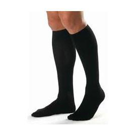 Jobst Relief 20-30 MmHg Firm Support Classic Black XL Regular Closed Toe Full Calf Men and Women's Knee High - 114735