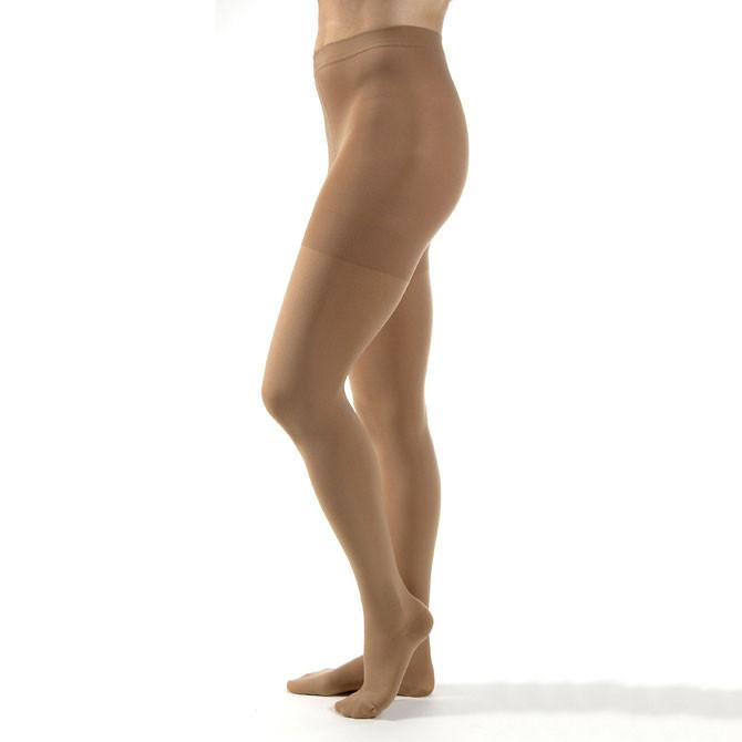 JOBST Relief Pantyhose, 30-40 mmHg, Open Toe, Beige, Large