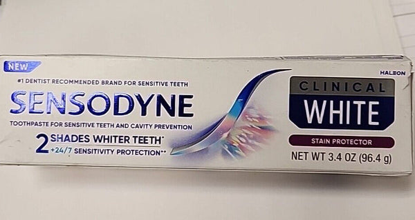Sensodyne Clinical White Toothpaste 3.4 Oz, Mint Flavor
