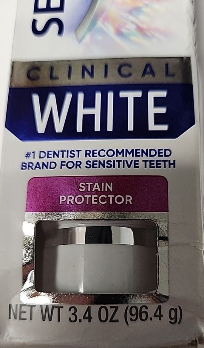 Sensodyne Clinical White Toothpaste 3.4 Oz, Mint Flavor