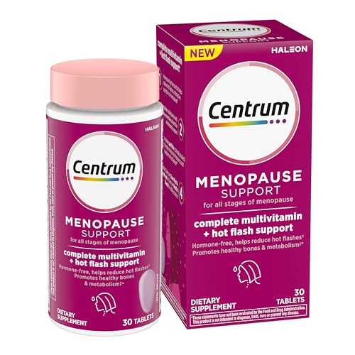 Centrum Menopause Multivitamin, Hot Flash Relief, 30 ct