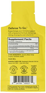 Beekeepers Naturals Propolis Liposomal with Vitamin C Single Pack, 0.27 FZ