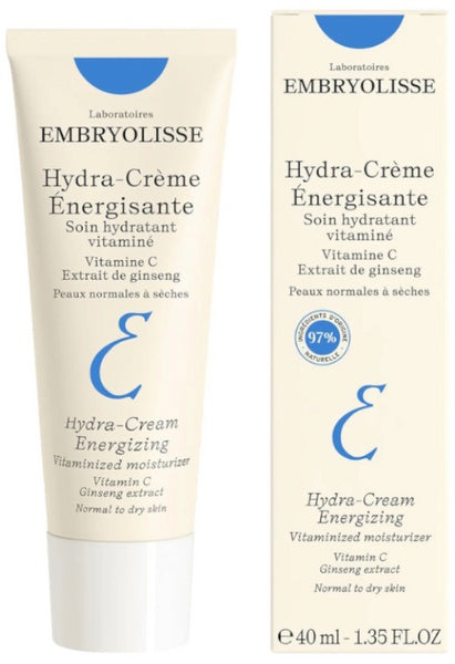 Embryolisse Vitamin C Energizing Face Moisturizer. Brightening Anti-Aging Daily Cream for Immediate and Long-lasting Hydration & Glow 1.35 Fl Oz