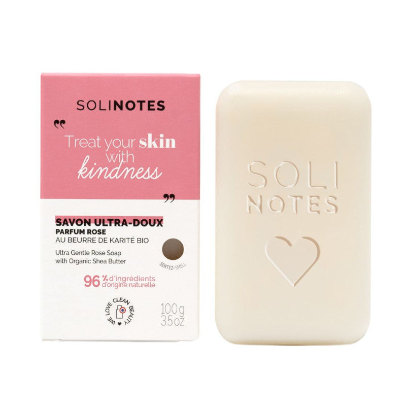Solinotes Rose by Solinotes Soap Bar 3.5 oz