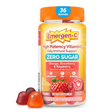 Emergen-C Zero Sugar Assorted Fruit Gummy Vitamins - 36ct