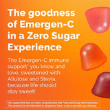 Emergen-C Zero Sugar Assorted Fruit Gummy Vitamins - 36ct