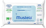 Mustela Compostable Cleansing Water Wipes