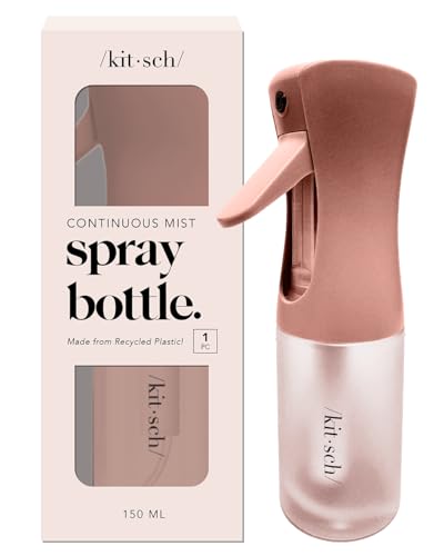 Kitsch Spray Bottle for Hair Continuous Ultra Fine Mist 150ml Terracotta