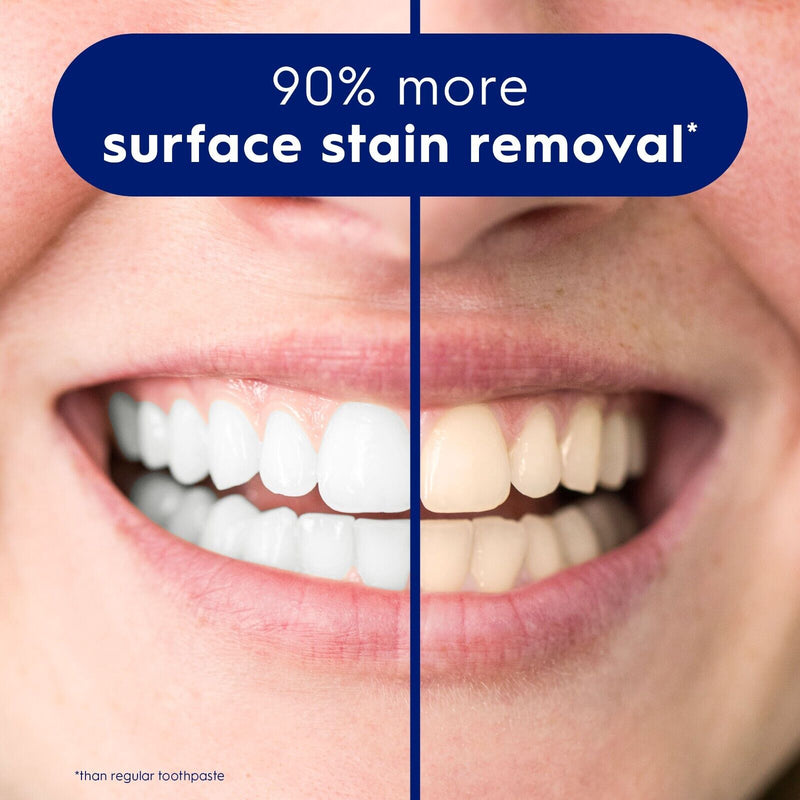 Crest 3D White Fluoride Anticavity Whitening Toothpaste, Radiant Mint, 2.4 OZ