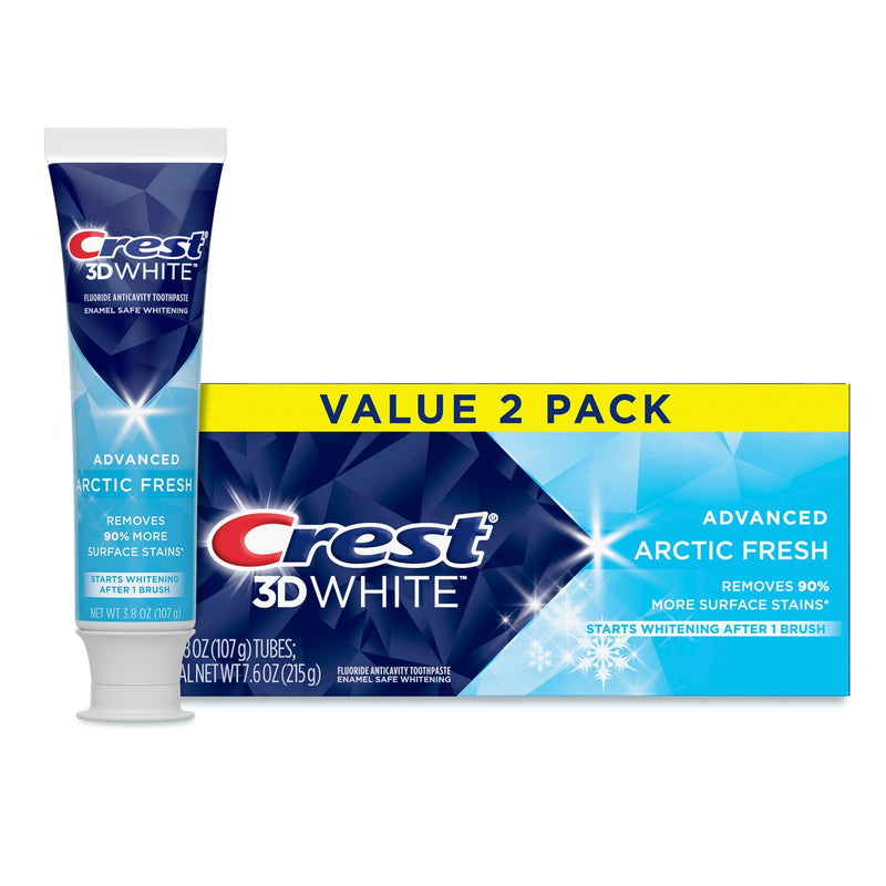 Crest, Crest 3D White Advanced Teeth Whitening Arctic Fresh Toothpaste (Case of 6) 6.6 Oz