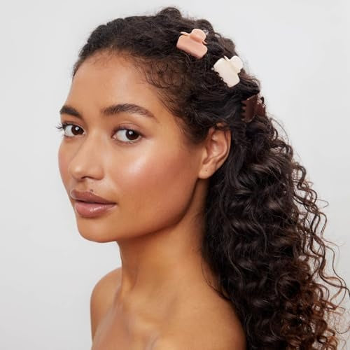 Kitsch Mini Puffy Claw Clips Small Hair