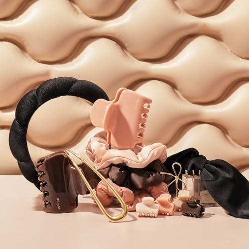 Kitsch Mini Puffy Claw Clips Small Hair