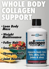 Health Direct AminoSculpt Collagen Liquid Strawberry Banana 28 oz