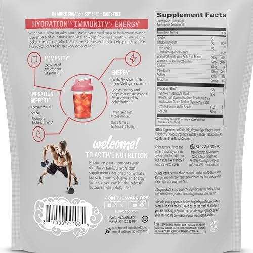 Sunwarrior Sport Active Hydration Strawberry Colada 0.24 Oz
