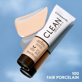 Covergirl Clean Invisible, Foundation, Blendable Formula, Buildable Coverage, Lightweight, Natural Finish, Non-Comedogenic 30ml