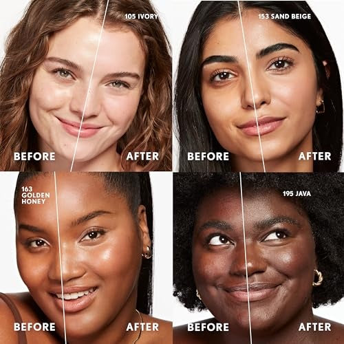 Covergirl Clean Invisible, Foundation, Blendable Formula, Buildable Coverage, Lightweight, Natural Finish, Non-Comedogenic 30ml