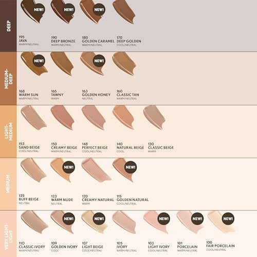 Covergirl Clean Invisible, Foundation, Blendable Formula, Buildable Coverage, Lightweight, Natural Finish, Non-Comedogenic 30ml