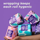 Bim Bam Boo Bamboo Toilet Paper 2 Ply - 8 Double Rolls, 320 Sheets per Roll