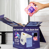 Bim Bam Boo Bamboo Toilet Paper 2 Ply - 8 Double Rolls, 320 Sheets per Roll