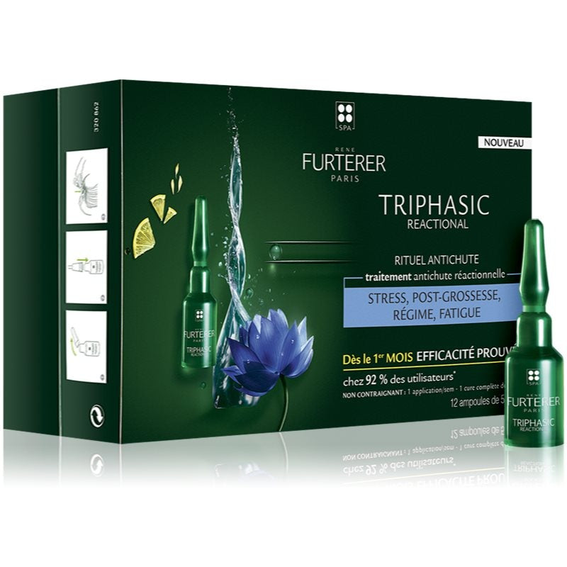 Rene Furterer Triphasic Anti-Hair Loss Ampoules 12 x 5 ml