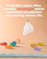 Mustela Compostable Cleansing Water Wipes