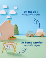 Mustela Compostable Cleansing Water Wipes