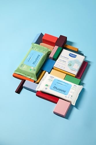Mustela Compostable Cleansing Water Wipes