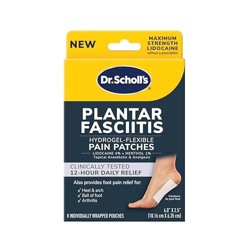 Dr. Scholl's Plantar Fasciitis Pain Patches with Hydrogel Flexible Technology - 8ct