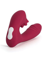 Lacy G-Spot Vibrator With Tongue Licker