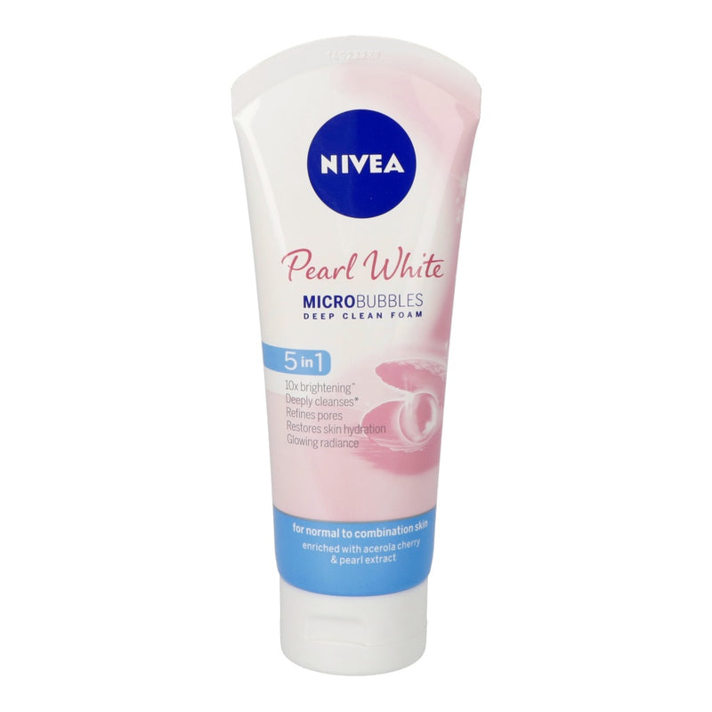 Nivea Pearl White Microbubbles Foam 100g