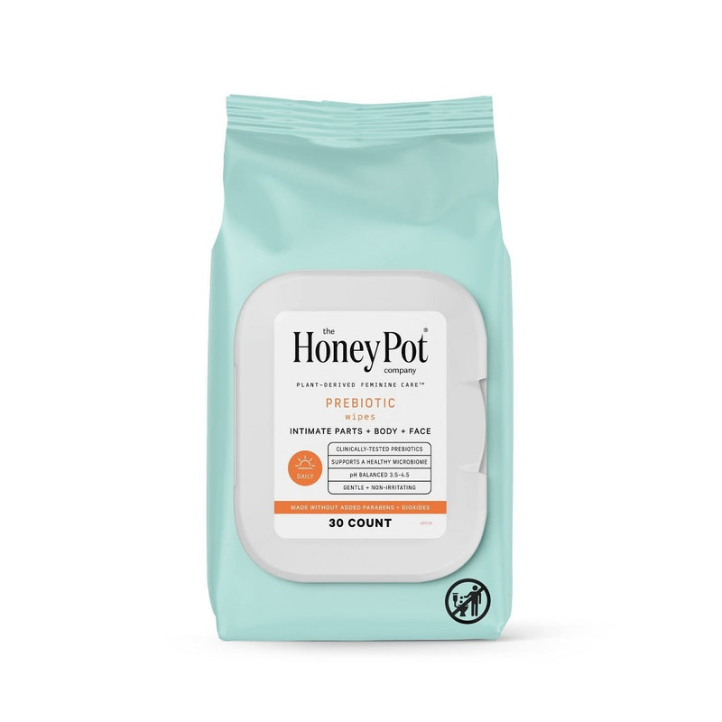 The Honey Pot Company, Prebiotic Feminine Cleansing Wipes 30ct