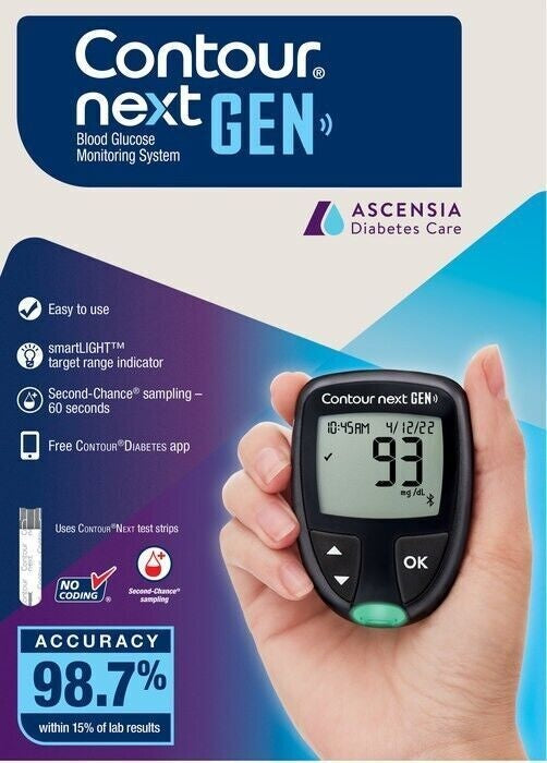 Contour Next Gen Blood Glucose Monitoring System Kit