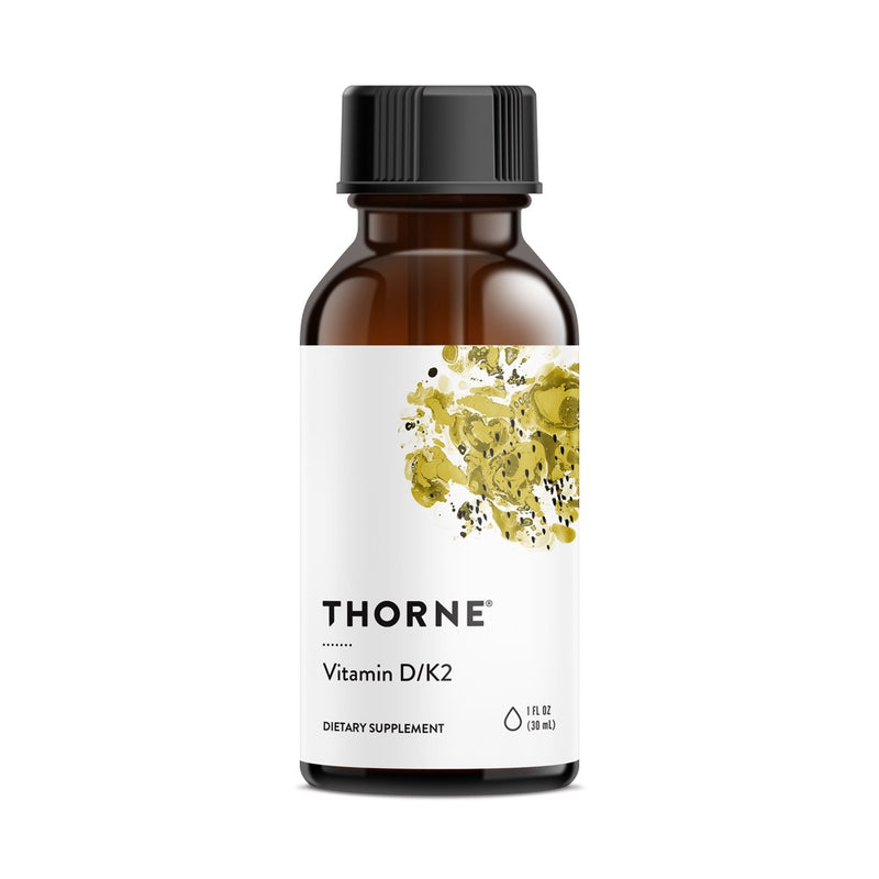 Thorne Vitamin D + K2 Liquid Drops 1 fl oz