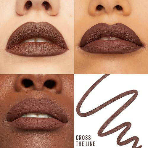 Maybelline Lifter Liner Lip Liner with Hyaluronic Acid, Cross the Line 01, 0.04 oz