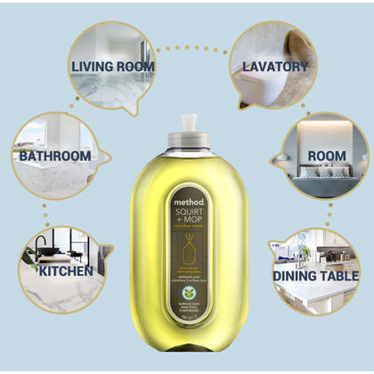 Method Home Squirt & Mop Hard Floor Cleaner, 25 Oz