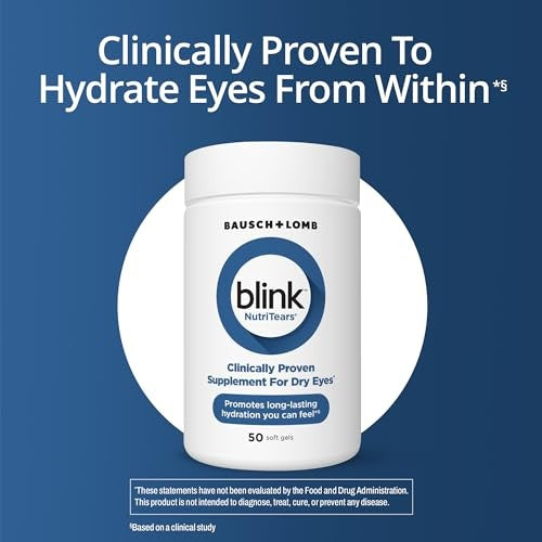 Blink NutriTears Supplement for Dry Eyes Softgels - 50ct