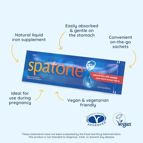 Spatone Liquid Iron Supplement Original Flavor 25ml x 28 Sachets