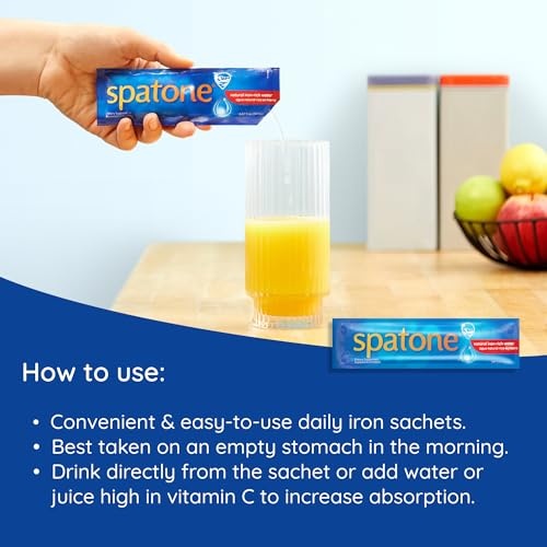 Spatone Liquid Iron Supplement Original Flavor 25ml x 28 Sachets