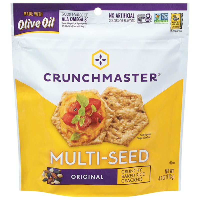 Crunchmaster Multi-Seed Crackers, Original, 4 oz