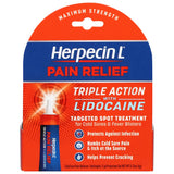 Herpecin-L Pain Relief Cold Sore Treatment with Lidocaine Ointment, 0.15 Oz
