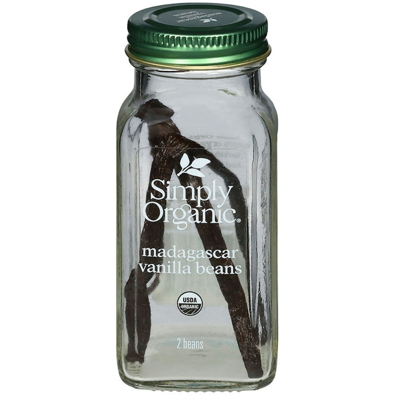 Simply Organic Whole Madagascar Vanilla Beans 2 Beans